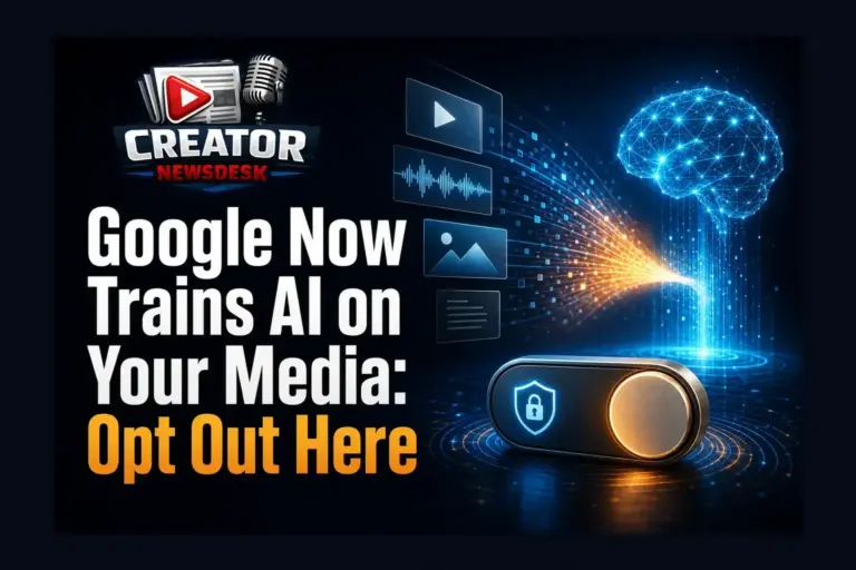 Google Now Trains AI on Your Media: Opt Out Here