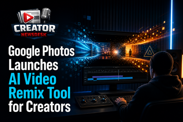 Google Photos Launches AI Video Remix Tool for Creators