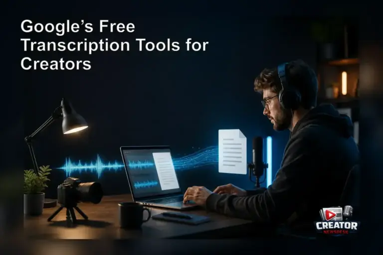 Google’s Free Transcription Tools for Creators