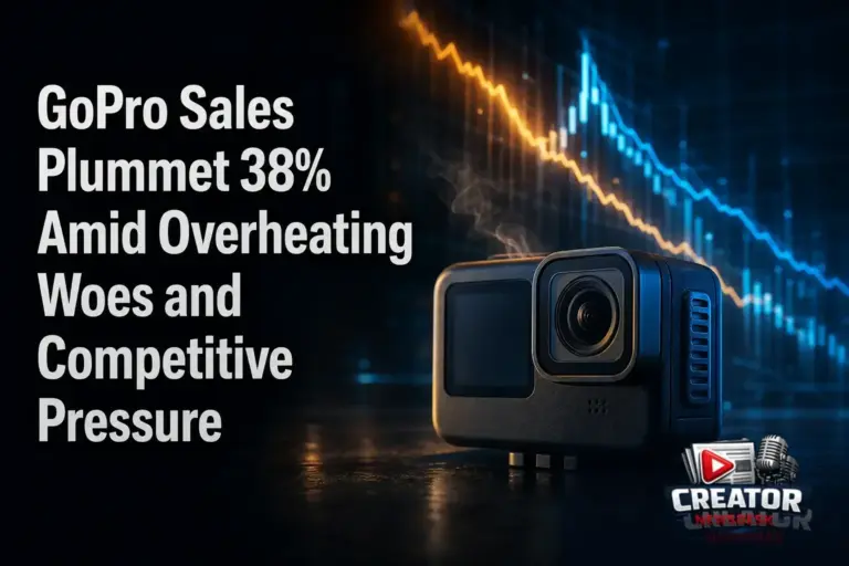 GoPro Sales Plummet 38% Amid Overheating Woes and Competitive Pressure