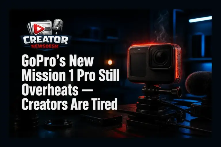 GoPro’s New Mission 1 Pro Still Overheats — Creators Are Tired