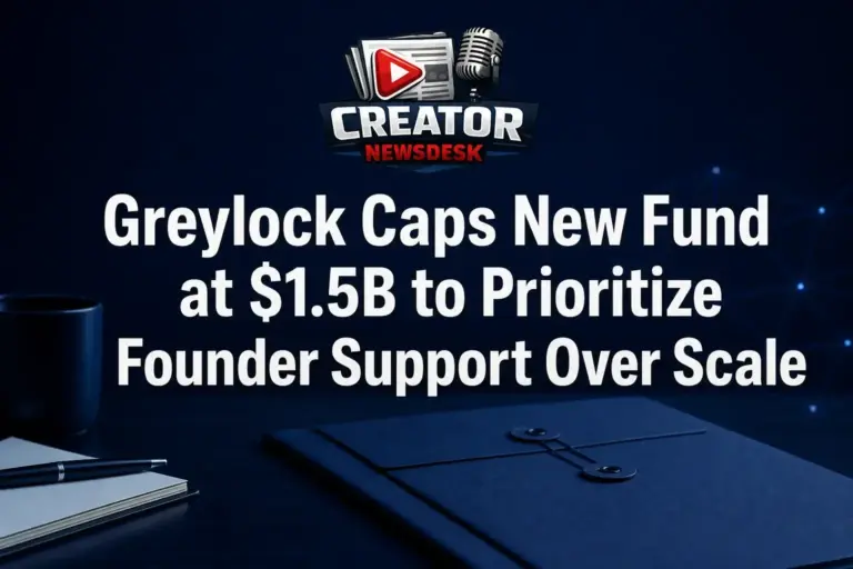 Greylock Caps New Fund at $1.5B to Prioritize Founder Support Over Scale