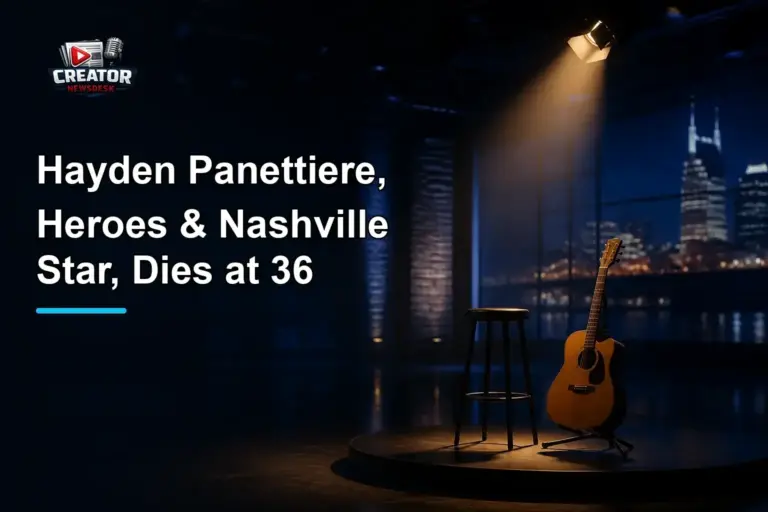 Hayden Panettiere, Heroes & Nashville Star, Dies at 36