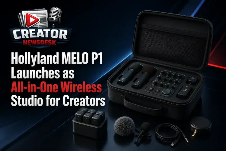 Hollyland MELO P1 Launches as All-in-One Wireless Studio for Creators