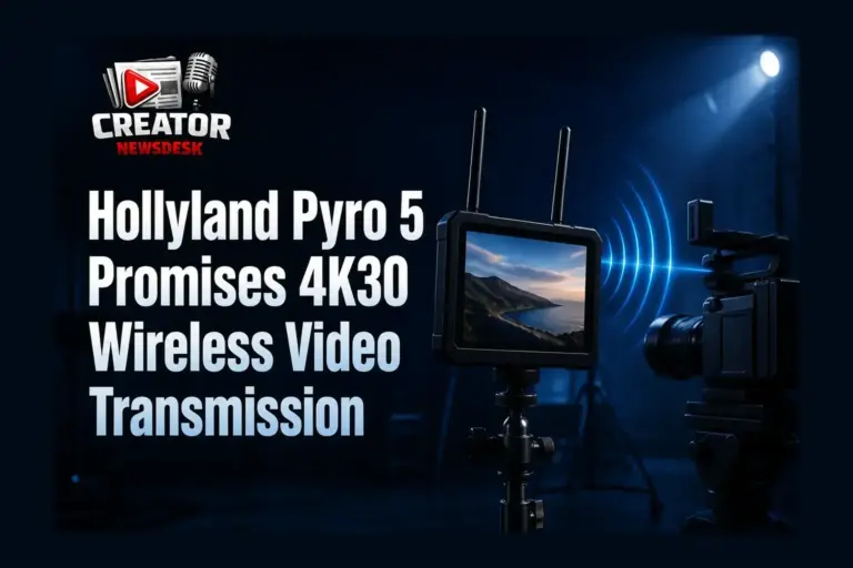 Hollyland Pyro 5 Promises 4K30 Wireless Video Transmission