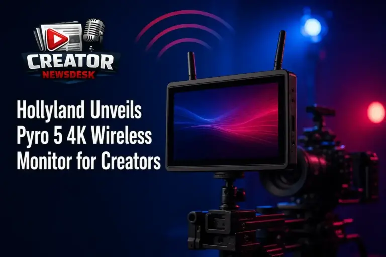 Hollyland Unveils Pyro 5 4K Wireless Monitor for Creators