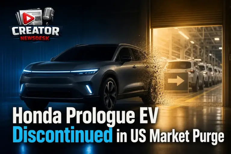 Honda Prologue EV Discontinued in US Market Purge