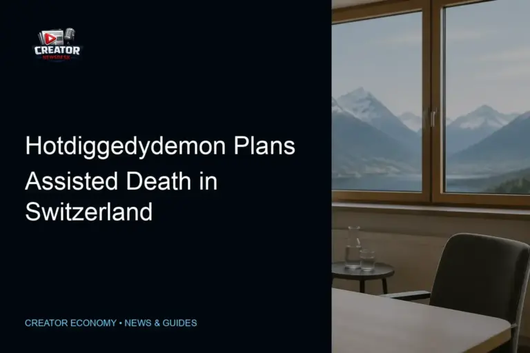 Hotdiggedydemon Plans Assisted Death in Switzerland