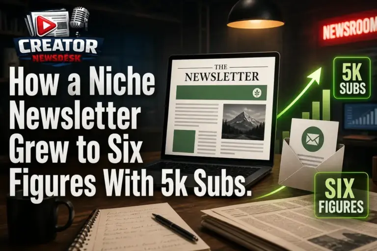 How a Niche Newsletter Grew to Six Figures With 5k Subs