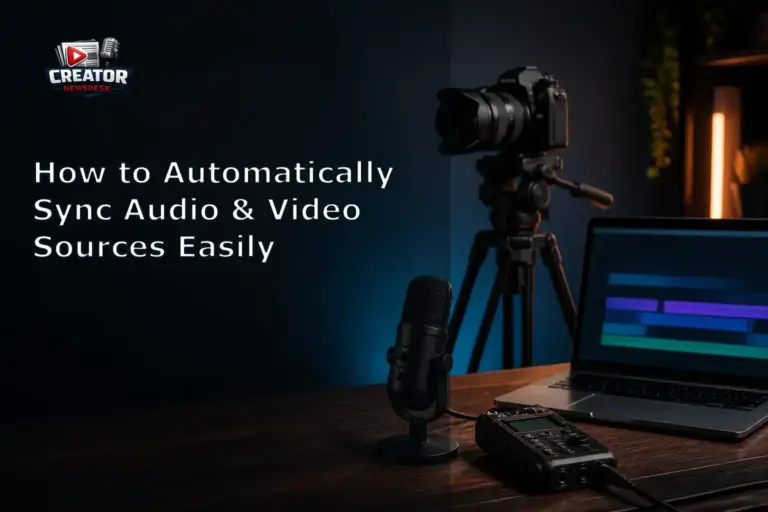 How to Automatically Sync Audio & Video Sources Easily