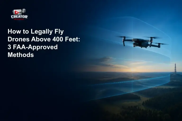 How to Legally Fly Drones Above 400 Feet: 3 FAA-Approved Methods