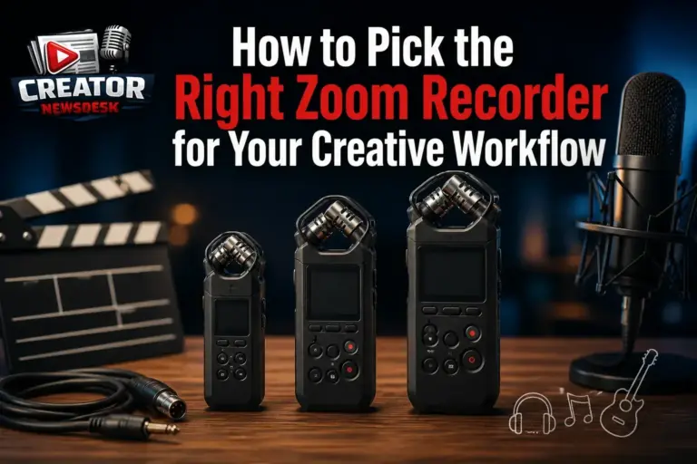 How to Pick the Right Zoom Recorder for Your Creative Workflow