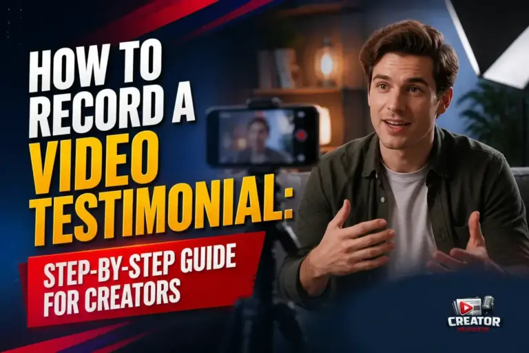 How to Record a Video Testimonial: Step-by-Step Guide for Creators