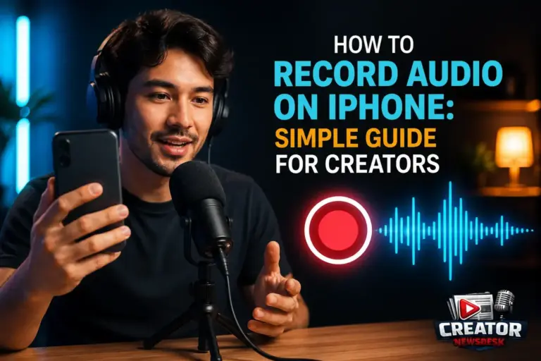 How to Record Audio on iPhone: Simple Guide for Creators