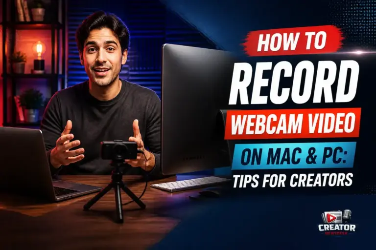 How to Record Webcam Video on Mac & PC: Tips for Creators