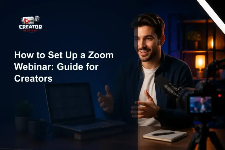 How to Set Up a Zoom Webinar: Guide for Creators