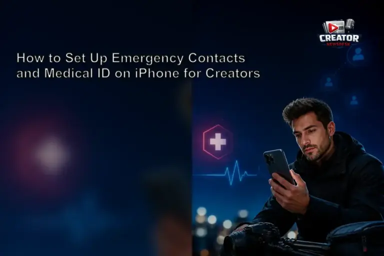 How to Set Up Emergency Contacts and Medical ID on iPhone for Creators