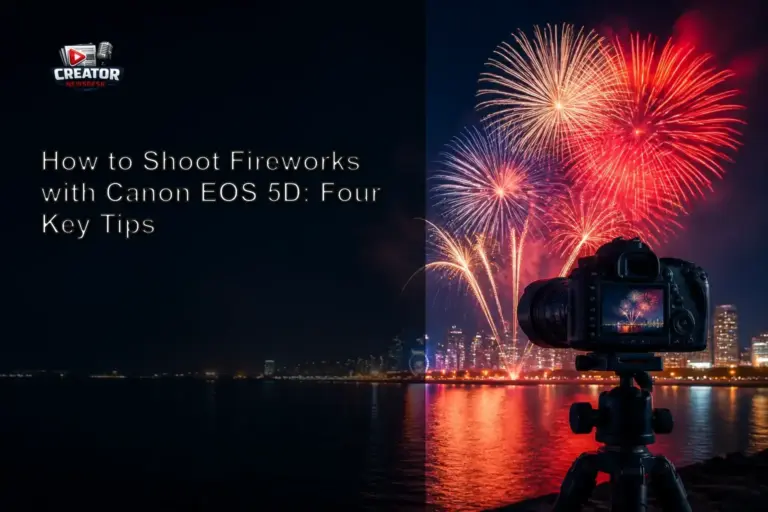 How to Shoot Fireworks with Canon EOS 5D: Four Key Tips