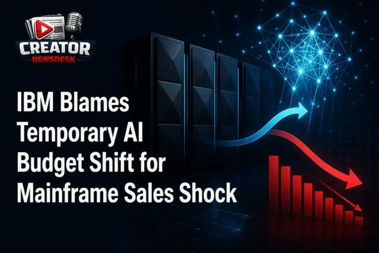 IBM Blames Temporary AI Budget Shift for Mainframe Sales Shock