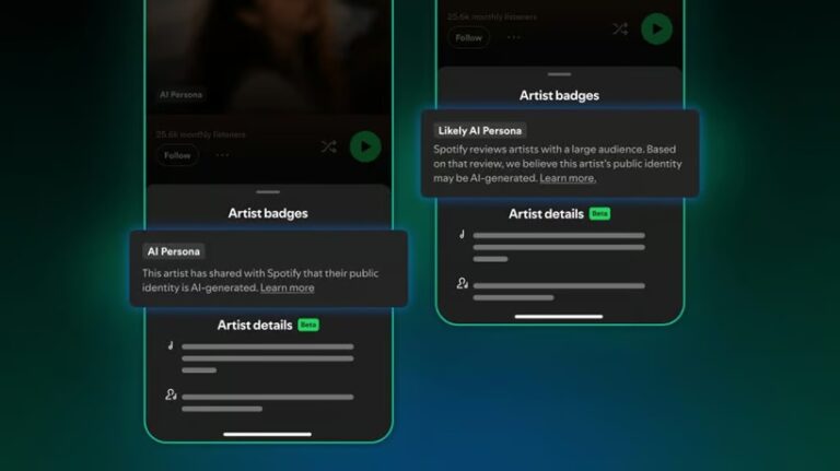Spotify Targets AI Slop, Lets Creators Build Brands Around Generated Music