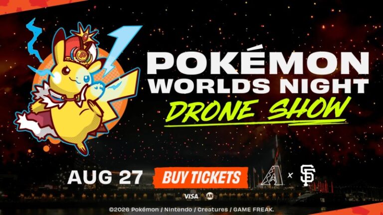 Pokémon World Championships 2026 Lights Up San Francisco with Drone Shows