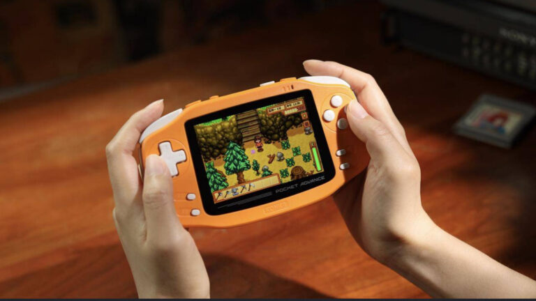 Ayaneo Konkr Pocket Advance: GBA Remake in Navy & Orange - Engadget