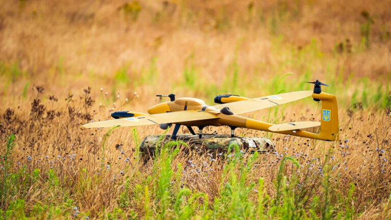 Quantum Systems Paints Vector Drone Yellow for Camouflage