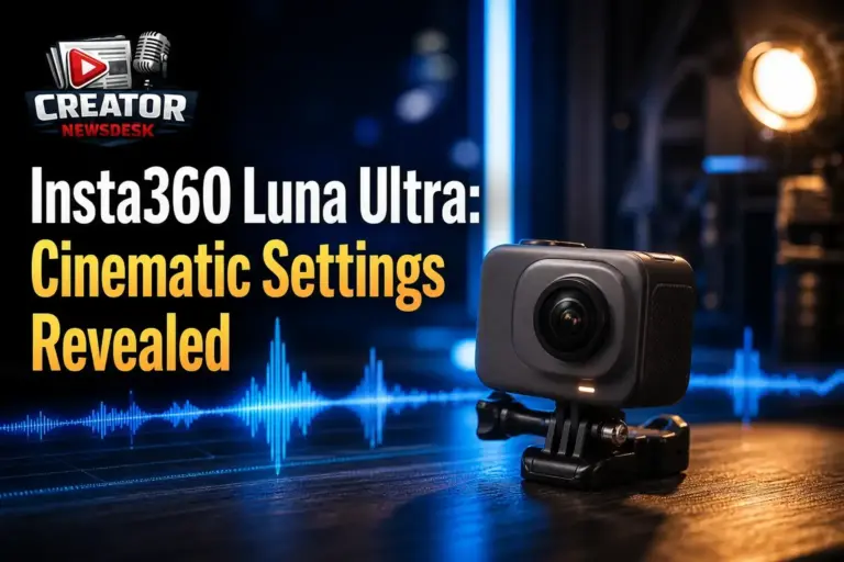 Insta360 Luna Ultra: Cinematic Settings Revealed