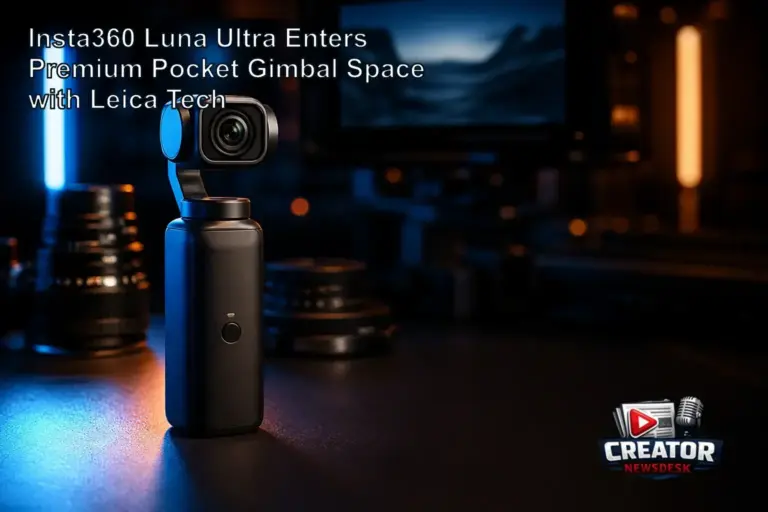 Insta360 Luna Ultra Enters Premium Pocket Gimbal Space with Leica Tech