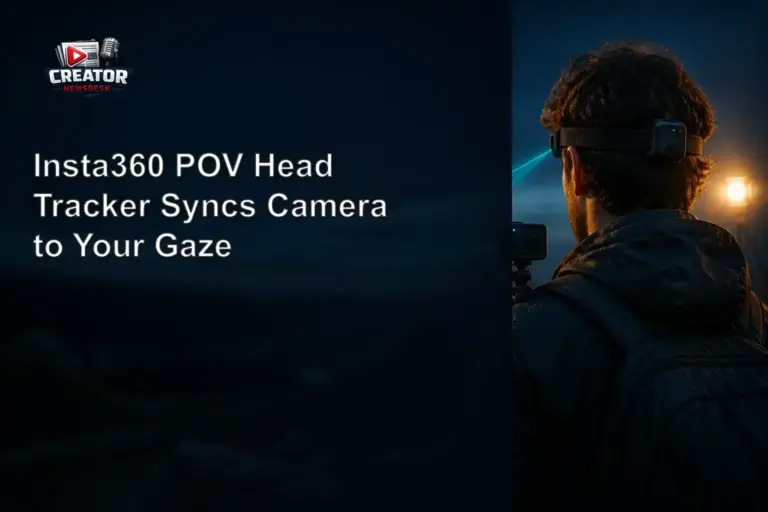 Insta360 POV Head Tracker Syncs Camera to Your Gaze