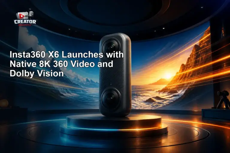 Insta360 X6 Launches with Native 8K 360 Video and Dolby Vision