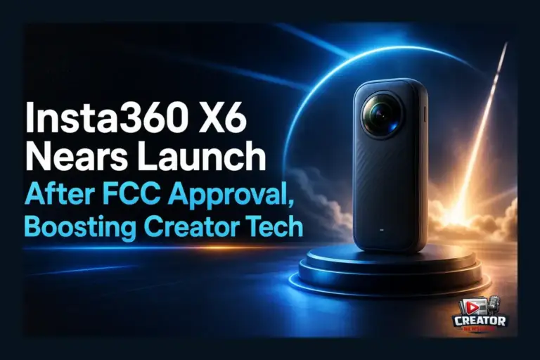 Insta360 X6 Nears Launch After FCC Approval, Boosting Creator Tech