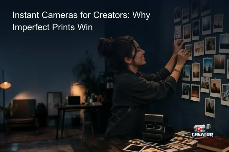 Instant Cameras for Creators: Why Imperfect Prints Win
