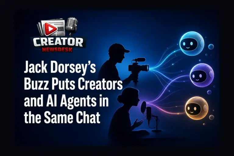 Jack Dorsey’s Buzz Puts Creators and AI Agents in the Same Chat