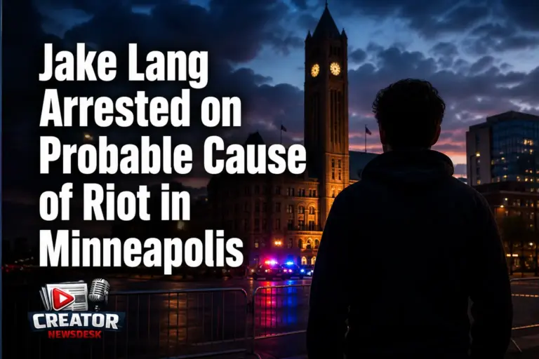Jake Lang Arrested on Probable Cause of Riot in Minneapolis