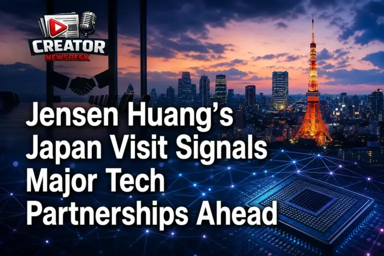Jensen Huang’s Japan Visit Signals Major Tech Partnerships Ahead