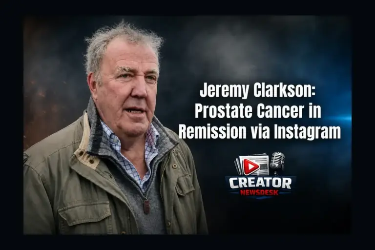 Jeremy Clarkson: Prostate Cancer in Remission via Instagram