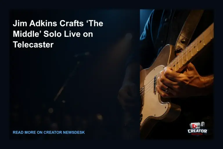 Jim Adkins Crafts ‘The Middle’ Solo Live on Telecaster