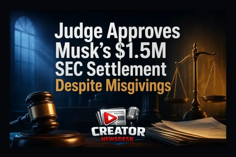 Judge Approves Musk’s $1.5M SEC Settlement Despite Misgivings