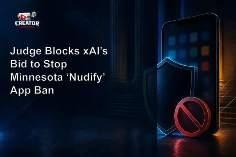 Judge Blocks xAI’s Bid to Stop Minnesota ‘Nudify’ App Ban