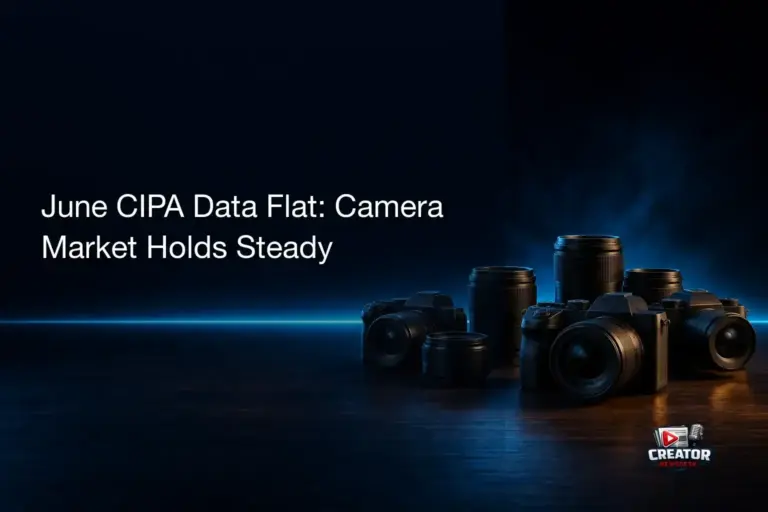 June CIPA Data Flat: Camera Market Holds Steady