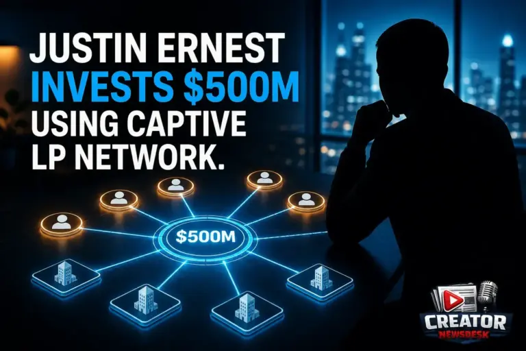 Justin Ernest Invests $500M Using Captive LP Network