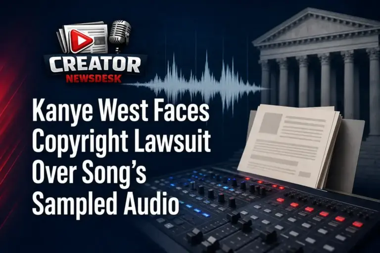 Kanye West Faces Copyright Lawsuit Over Song’s Sampled Audio