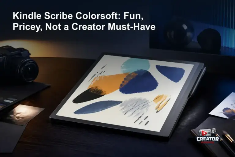 Kindle Scribe Colorsoft: Fun, Pricey, Not a Creator Must-Have