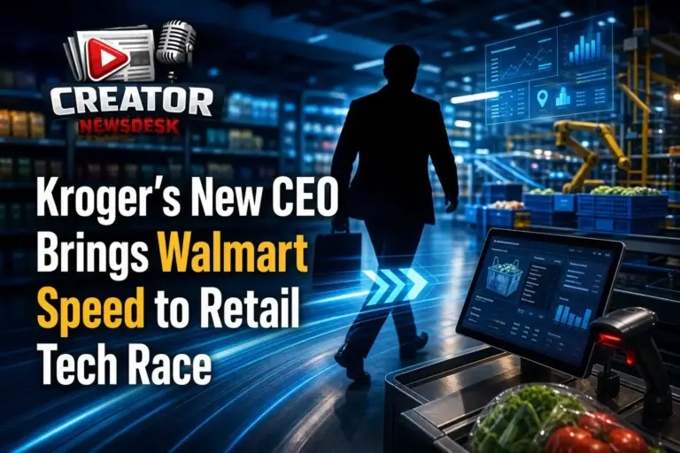 Kroger’s New CEO Brings Walmart Speed to Retail Tech Race