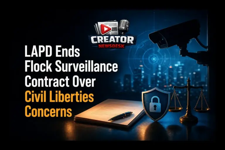 LAPD Ends Flock Surveillance Contract Over Civil Liberties Concerns