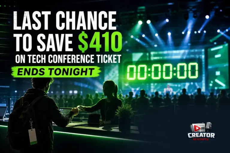 Last Chance to Save $410 on TechCrunch Disrupt 2026 Ticket – Ends Tonight