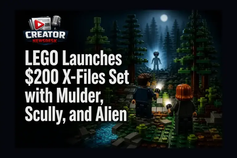 LEGO Launches $200 X-Files Set with Mulder, Scully, and Alien