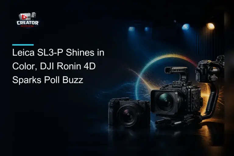 Leica SL3-P Shines in Color, DJI Ronin 4D Sparks Poll Buzz