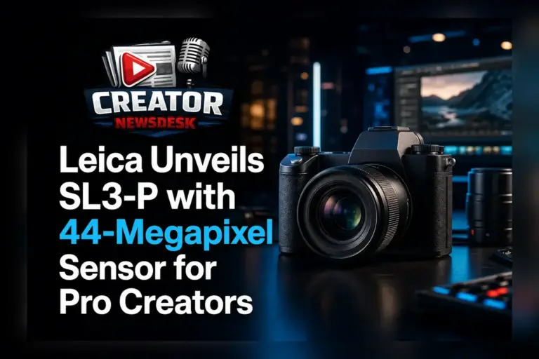 Leica Unveils SL3-P with 44-Megapixel Sensor for Pro Creators